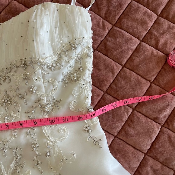 David's Bridal Ivory Wedding Dress - Picture 13 of 14